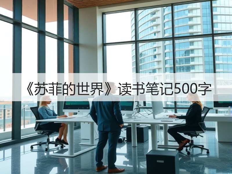 《苏菲的世界》读书笔记500字