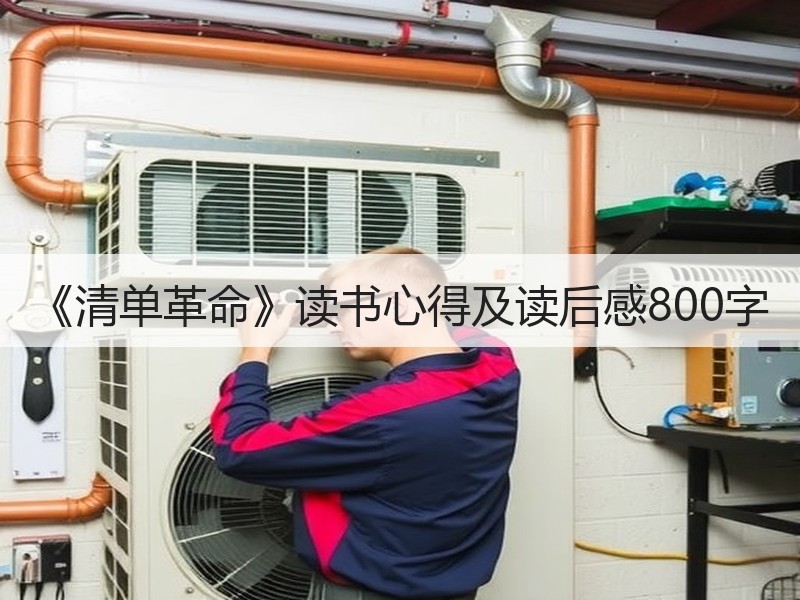 《清单革命》读书心得及读后感800字