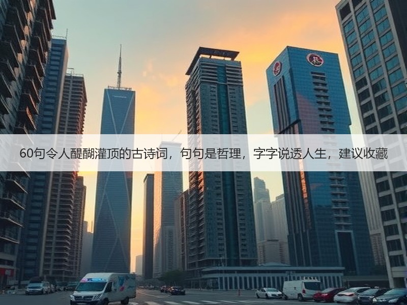 60句令人醍醐灌顶的古诗词，句句是哲理，字字说透人生，建议收藏
