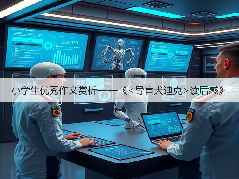 小学生优秀作文赏析——《<导盲犬迪克>读后感》