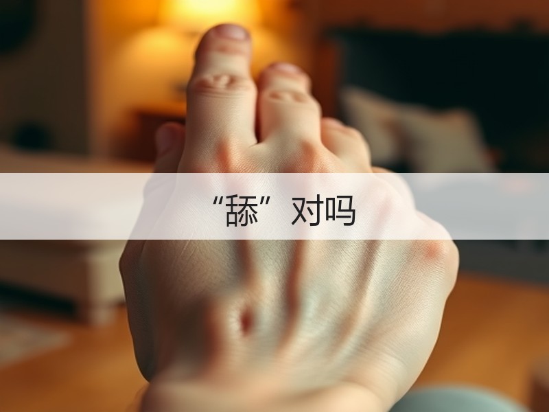“舔”对吗