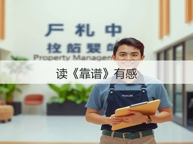 读《靠谱》有感