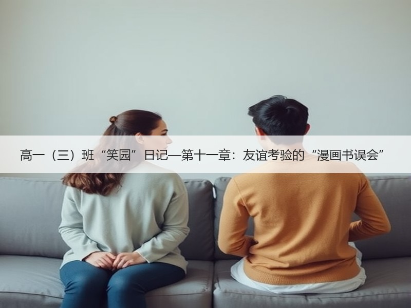 高一（三）班“笑园”日记—第十一章：友谊考验的“漫画书误会”