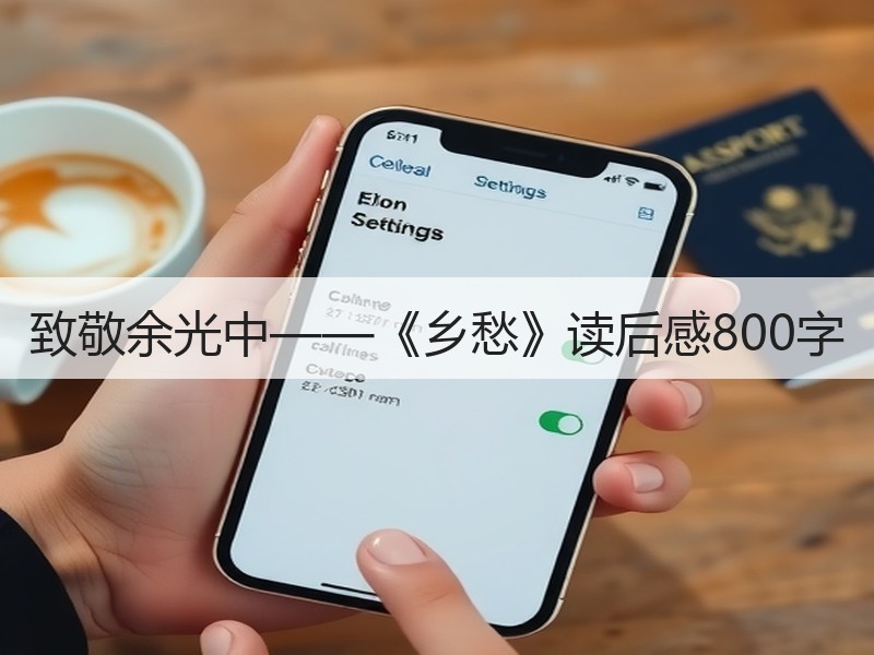 致敬余光中——《乡愁》读后感800字