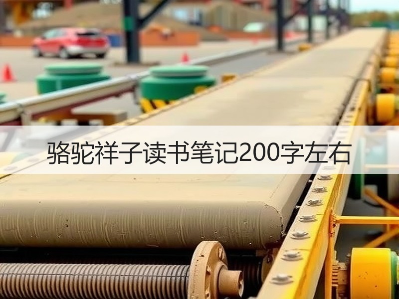 骆驼祥子读书笔记200字左右