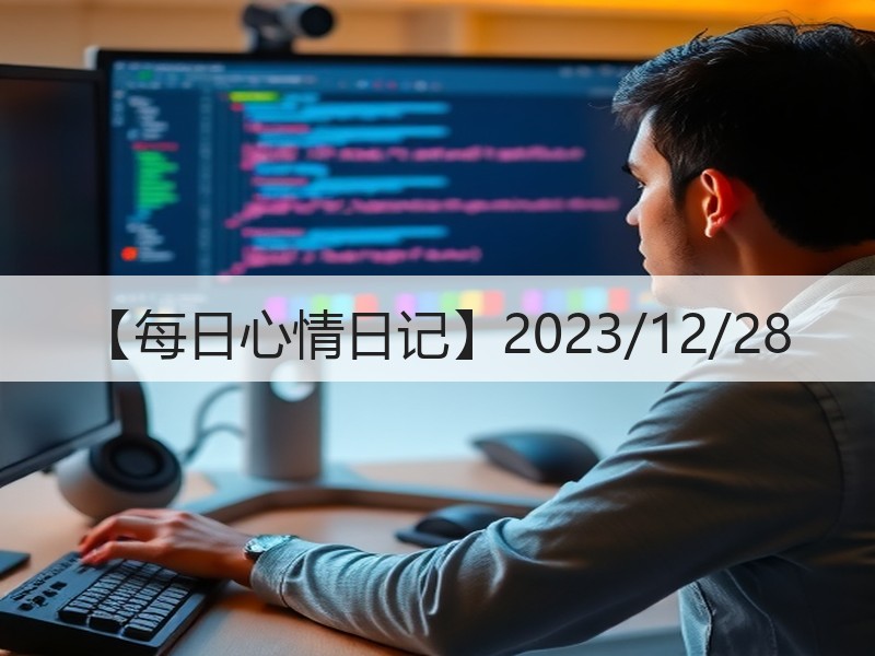 【每日心情日记】2023/12/28