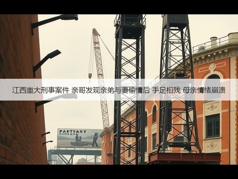 江西重大刑事案件 亲哥发现亲弟与妻偷情后 手足相残 母亲情绪崩溃