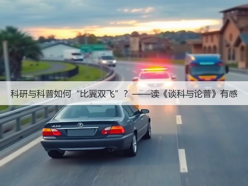 科研与科普如何“比翼双飞”？——读《谈科与论普》有感