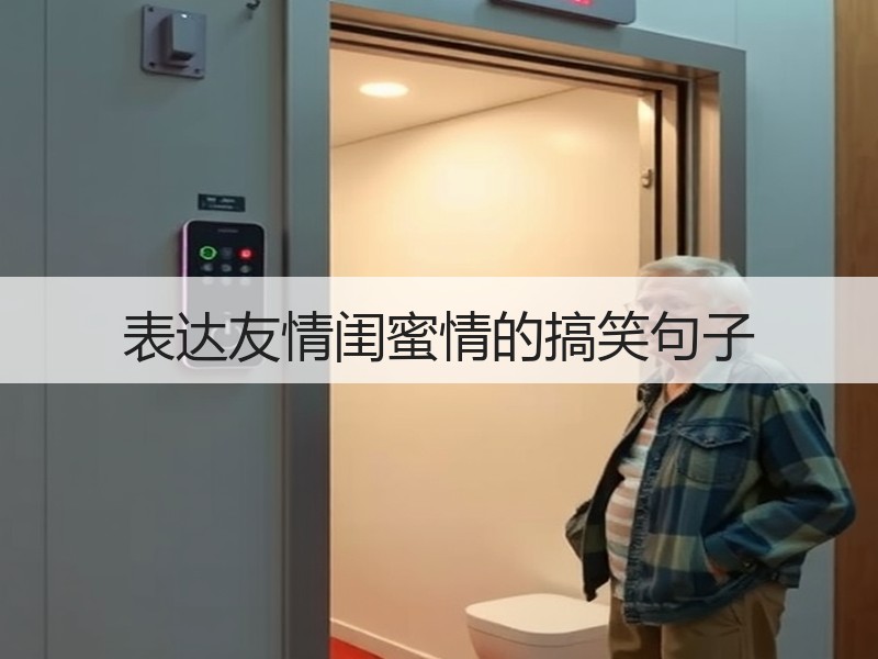 表达友情闺蜜情的搞笑句子