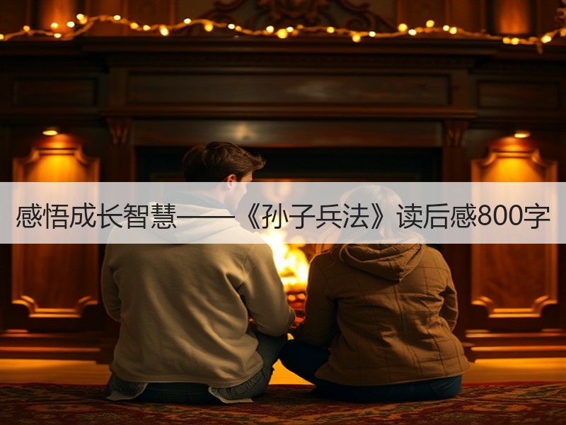感悟成长智慧——《孙子兵法》读后感800字