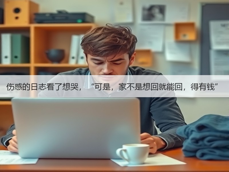 伤感的日志看了想哭，“可是，家不是想回就能回，得有钱”