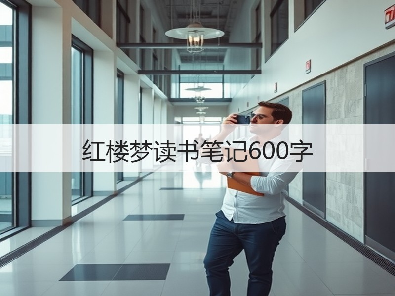 红楼梦读书笔记600字