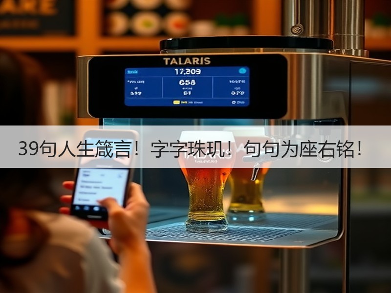 39句人生箴言！字字珠玑！句句为座右铭！