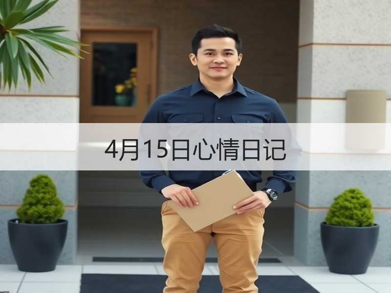 4月15日心情日记