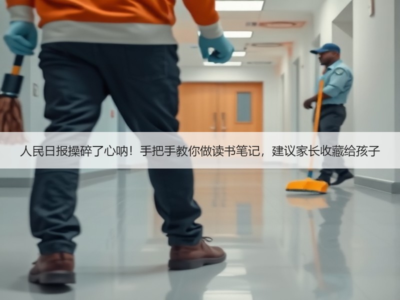 人民日报操碎了心呐！手把手教你做读书笔记，建议家长收藏给孩子