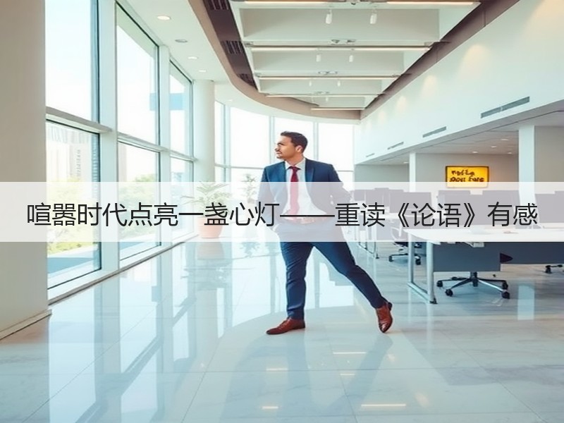 喧嚣时代点亮一盏心灯——重读《论语》有感