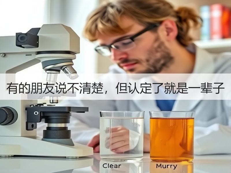 有的朋友说不清楚，但认定了就是一辈子