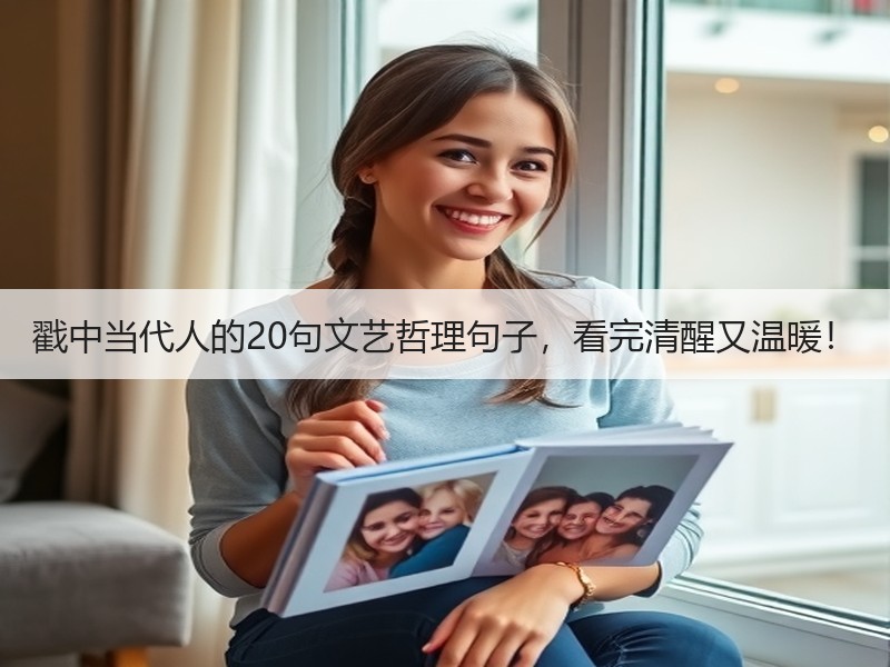 戳中当代人的20句文艺哲理句子，看完清醒又温暖！