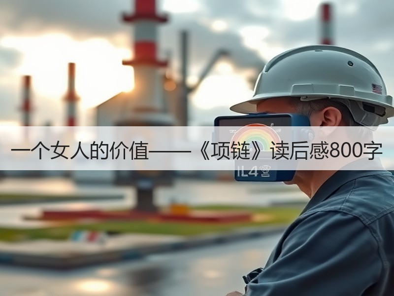 一个女人的价值——《项链》读后感800字