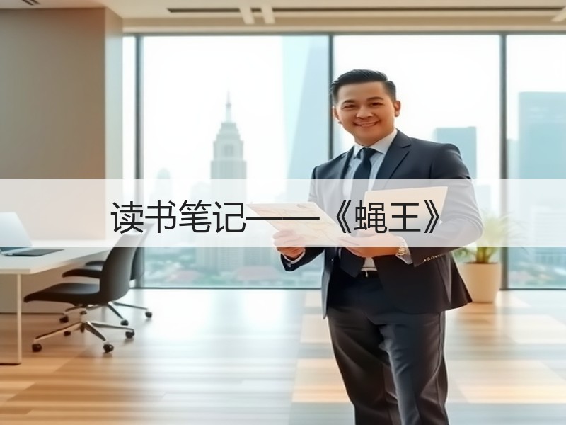 读书笔记——《蝇王》